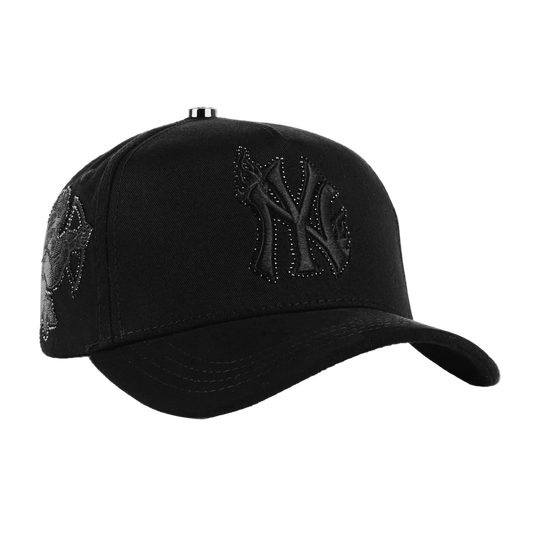 Gorra Dreamer Hats "NY Flames All Black"