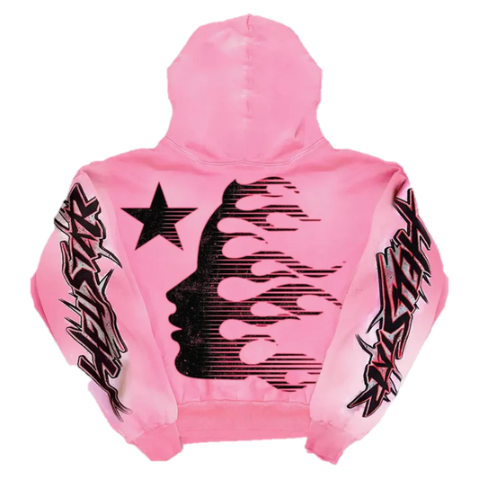 Hoodie Hellstar ¨Brainwashed Rosa¨