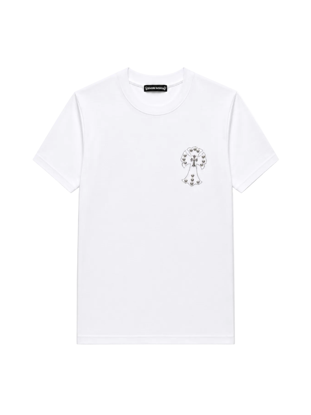 Playera Chrome Hearts "Crystal Cross White" (Slim fit)