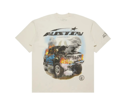 Playera Hellstar x Post Malone Austin 'Cream'