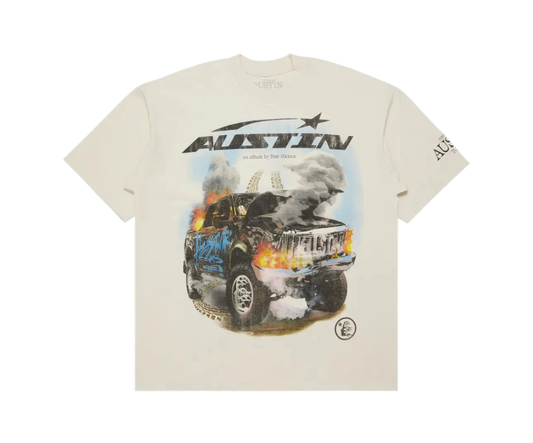 Playera Hellstar x Post Malone Austin 'Cream'