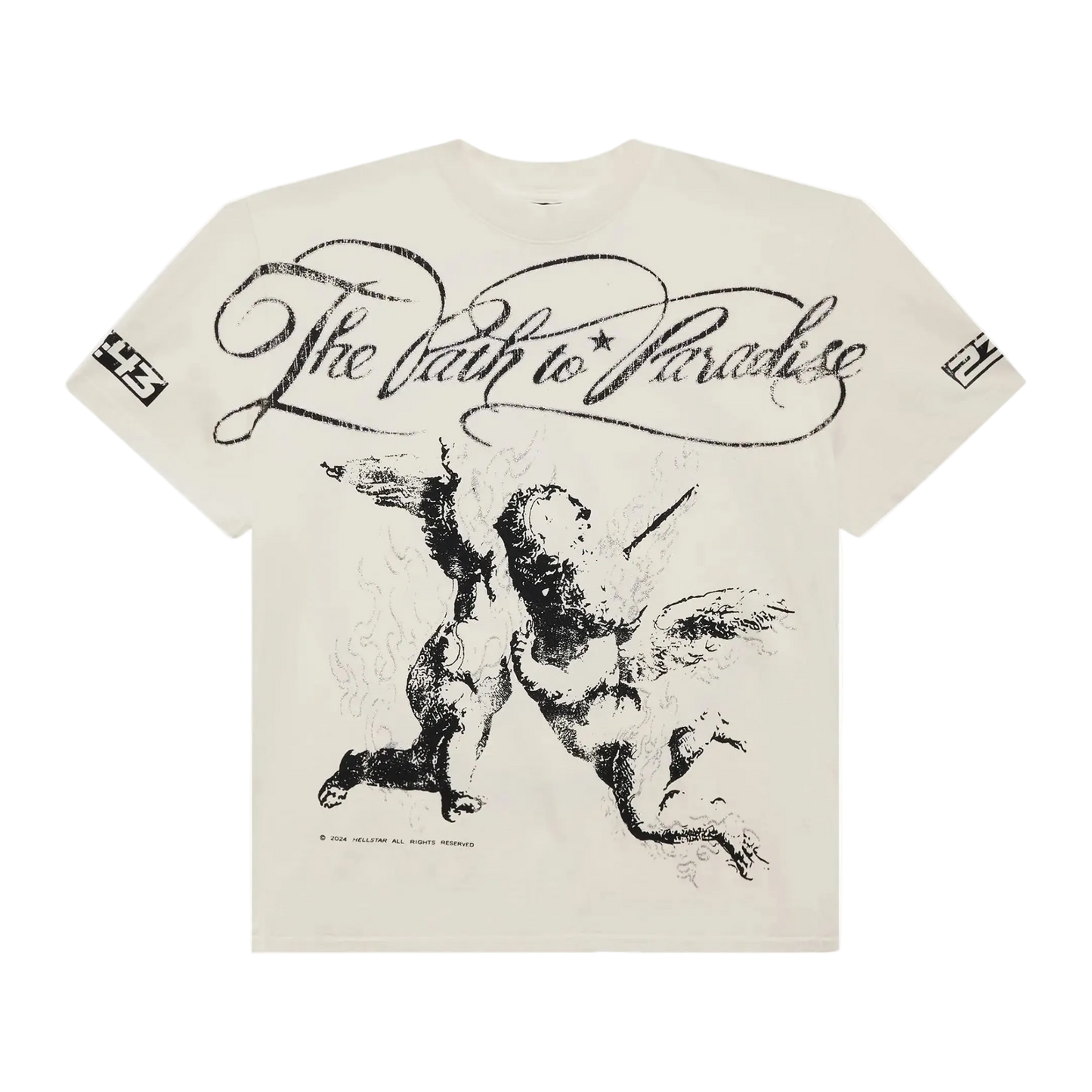 Playera Hellstar - Path to Paradise White