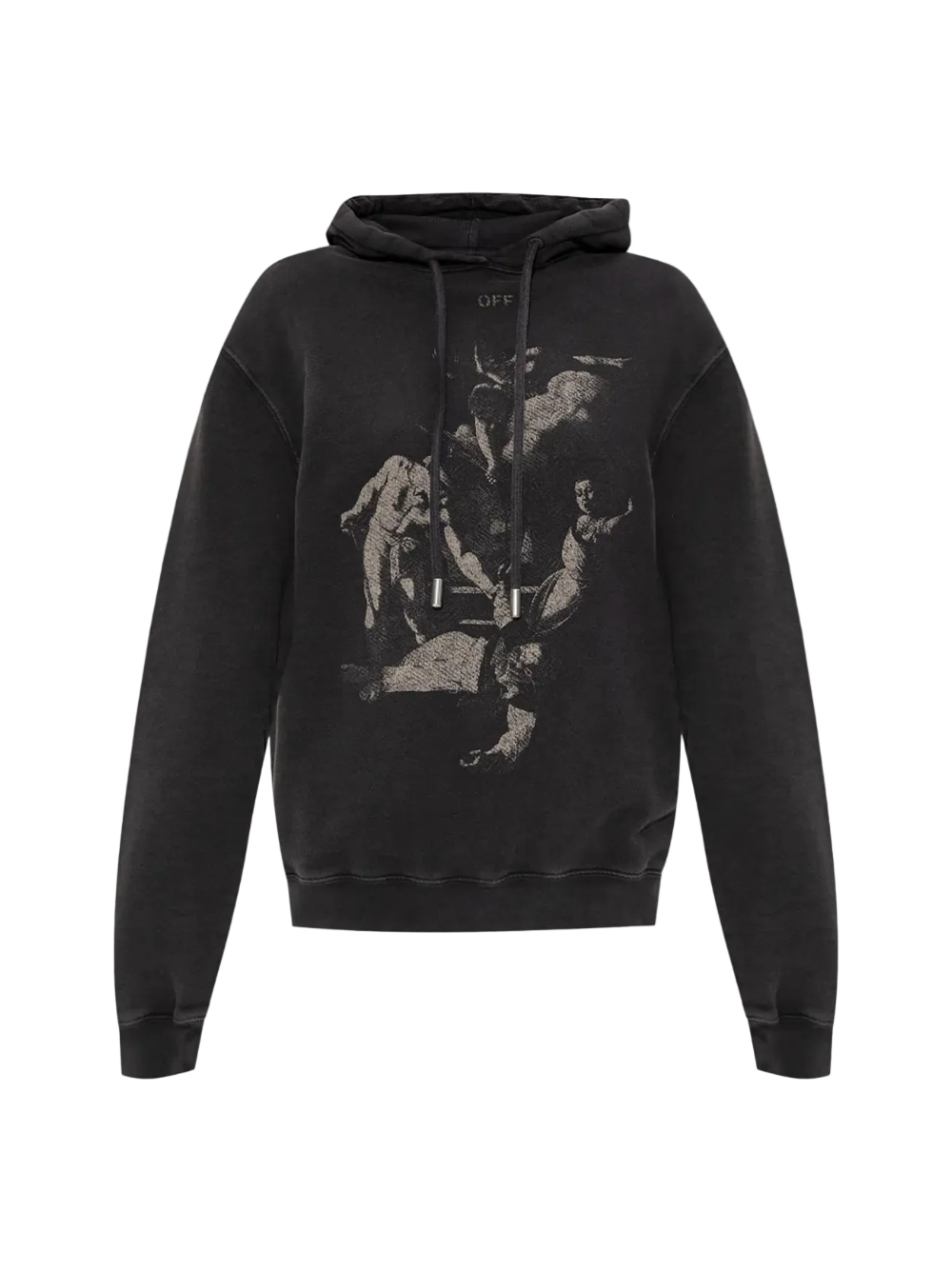 Hoodie Off White ¨Angels Washed Black¨