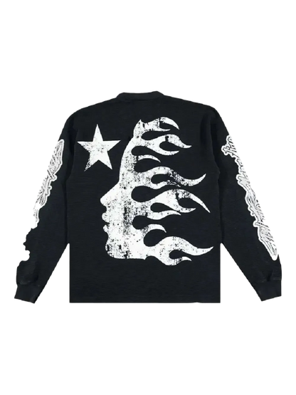Playera Hellstar Manga Larga ¨Inner Star Black¨