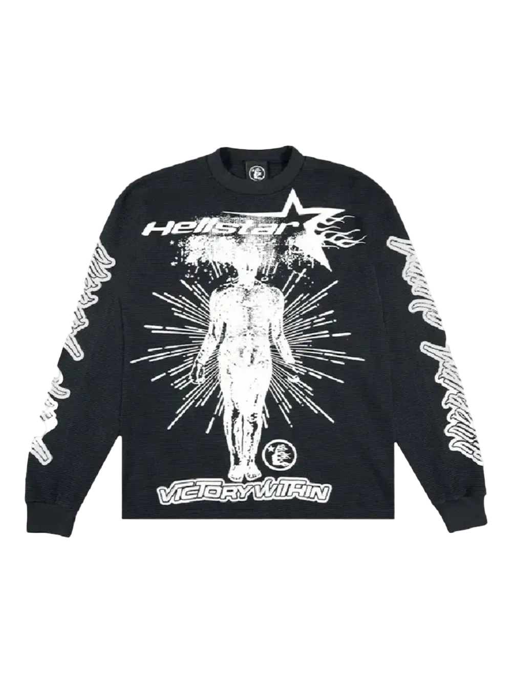 Playera Hellstar Manga Larga ¨Inner Star Black¨