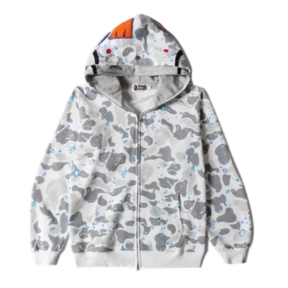 Hoodie con Zipper Bape ¨Space Camo Shark¨