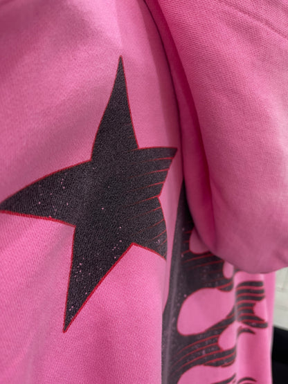 Hoodie Hellstar ¨Brainwashed Rosa¨