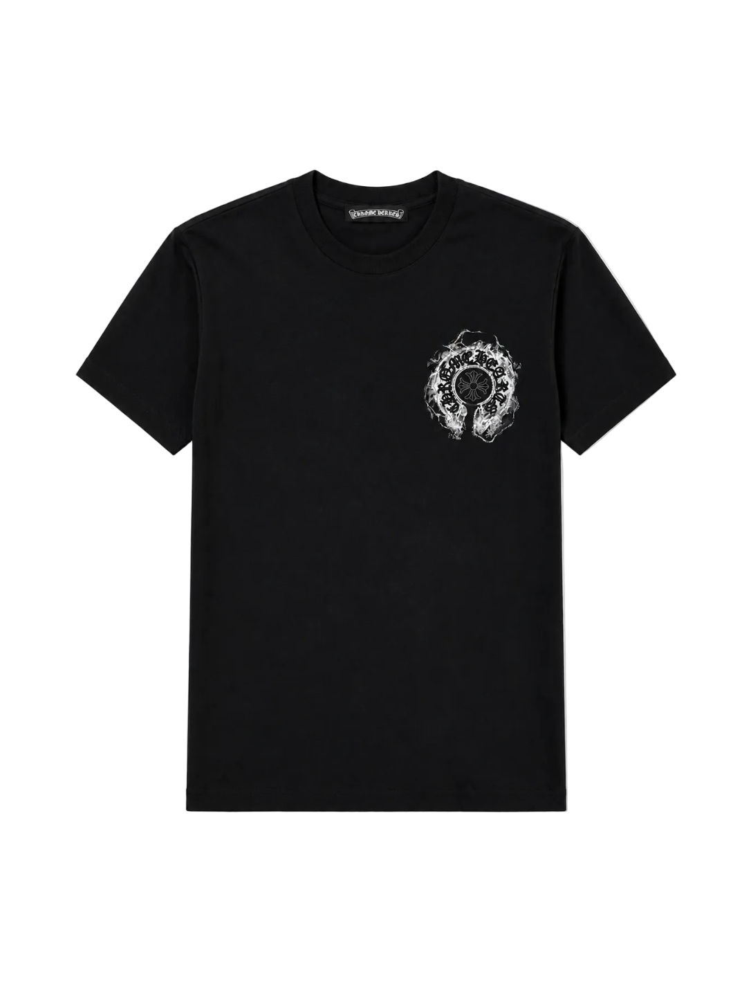 Playera Chrome Hearts “Ghostfire Cross Black” (Slim fit)