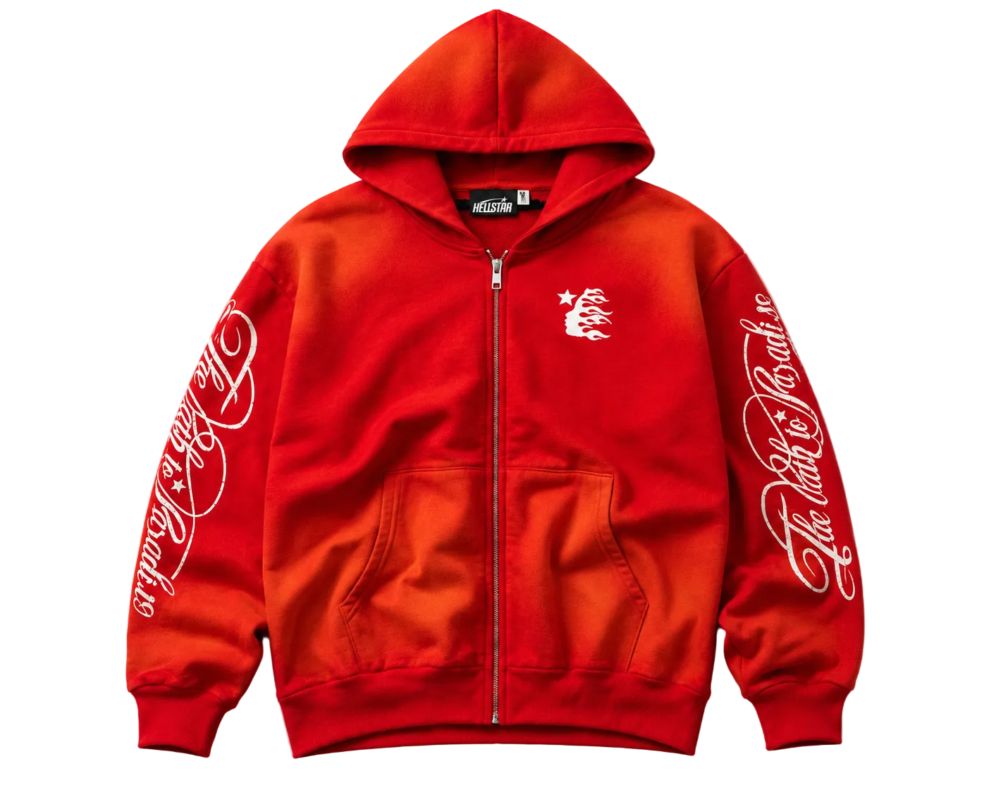 Hoodie con Zipper Hellstar ¨Path To Paradise Red¨