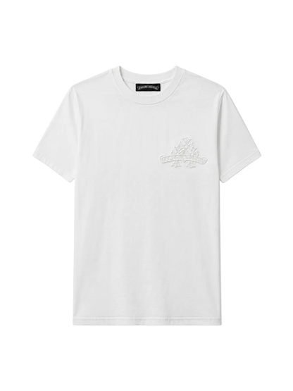 Playera Chrome Hearts "Ivory Crest Total White" (Slim Fit)