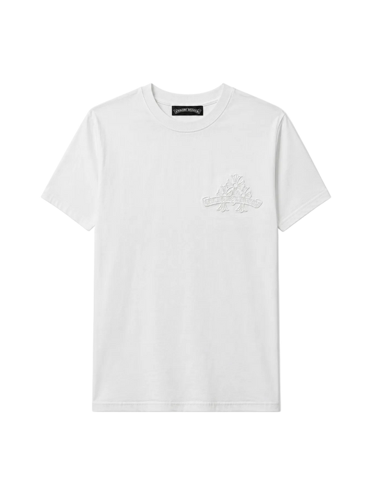 Playera Chrome Hearts "Ivory Crest Total White" (Slim Fit)