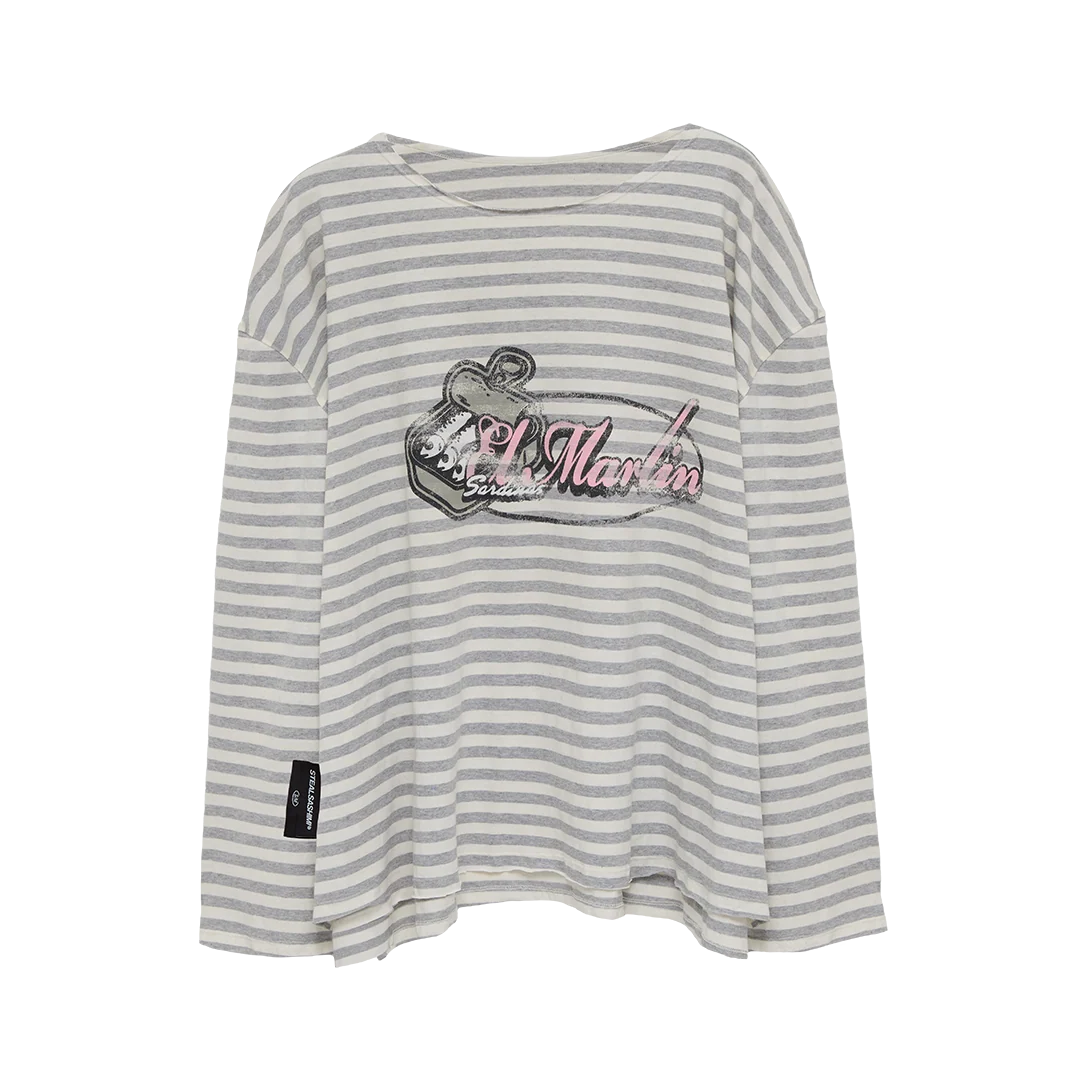 Playera Manga Larga Stealsashimi - “El Marlin” (Oversize)