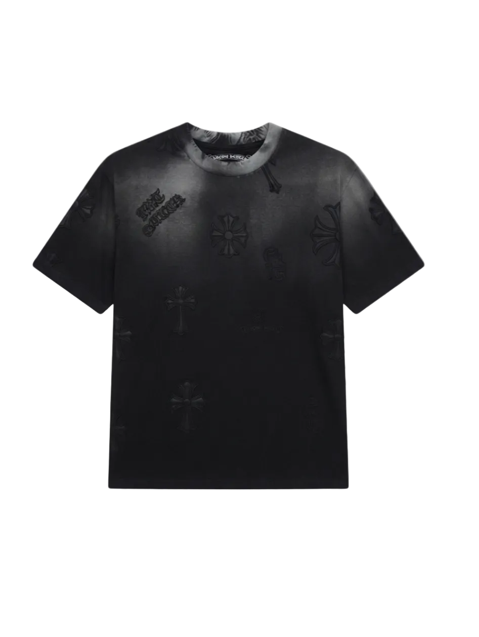 Playera Chrome Hearts “Blackout Washed” (Slim Fit)