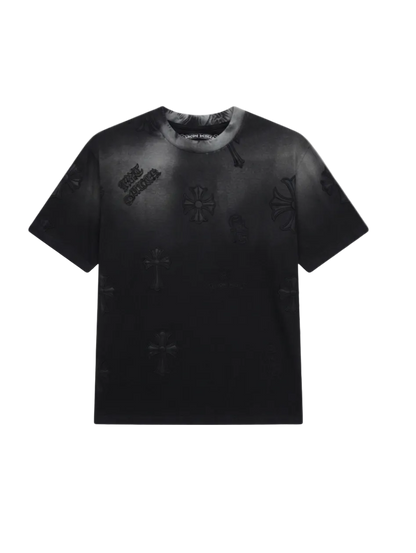 Playera Chrome Hearts “Blackout Washed” (Slim Fit)