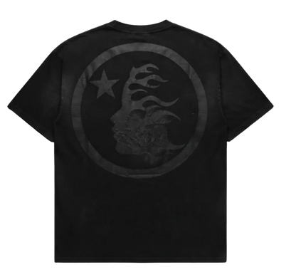 Playera Hellstar - "Classic Crystal Black" (Semi Oversize)