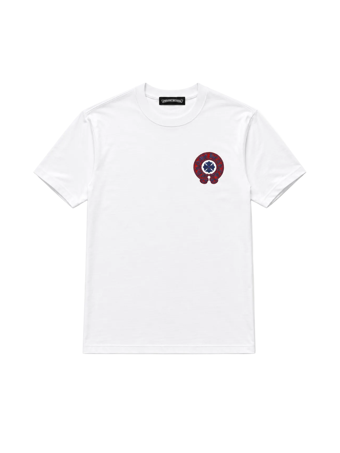 Playera Chrome Hearts "Horse Shoe White Orange" (Slim fit)