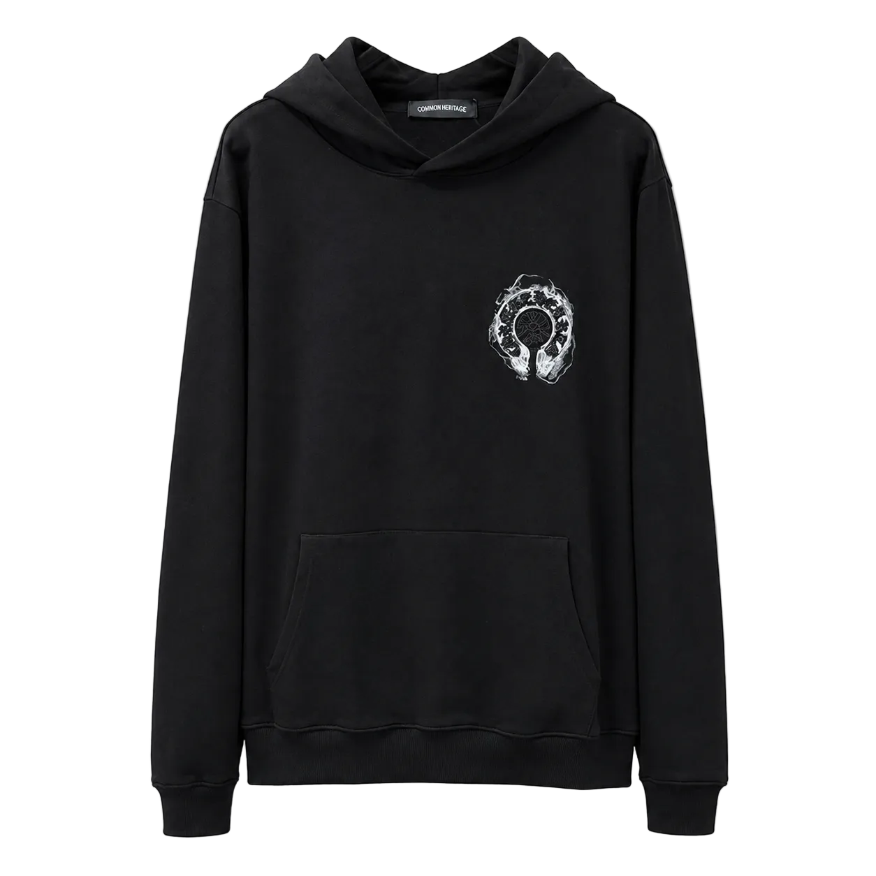 Hoodie Chrome Hearts "Ghostfire Cross Black" (Slim fit)