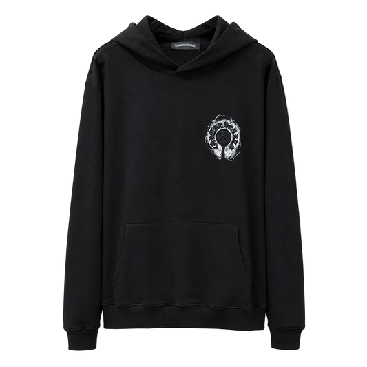 Hoodie Chrome Hearts "Ghostfire Cross Black" (Slim fit)