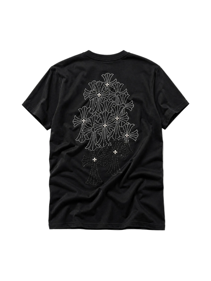 Playera Chrome Hearts "Crystal Cross Black" (Slim fit)