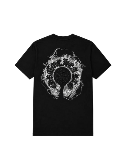 Playera Chrome Hearts “Ghostfire Cross Black” (Slim fit)
