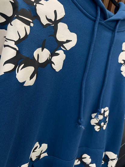 Hoodie Denim Tears ¨Cactus Tears Wreath Blue¨