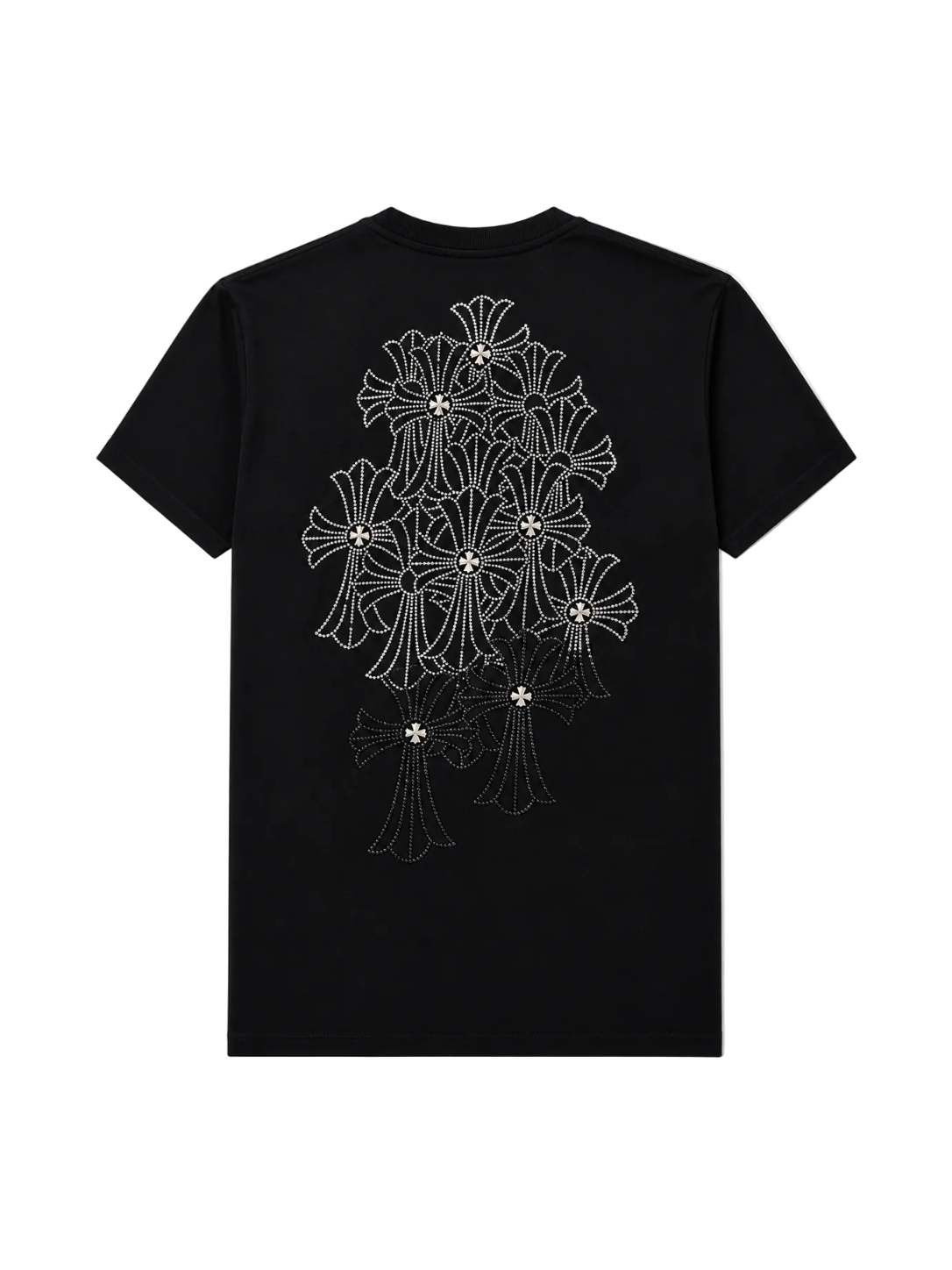 Playera Chrome Hearts "Crystal Cross Black" (Slim fit)