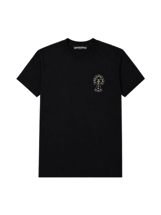 Playera Chrome Hearts "Crystal Cross Black" (Slim fit)