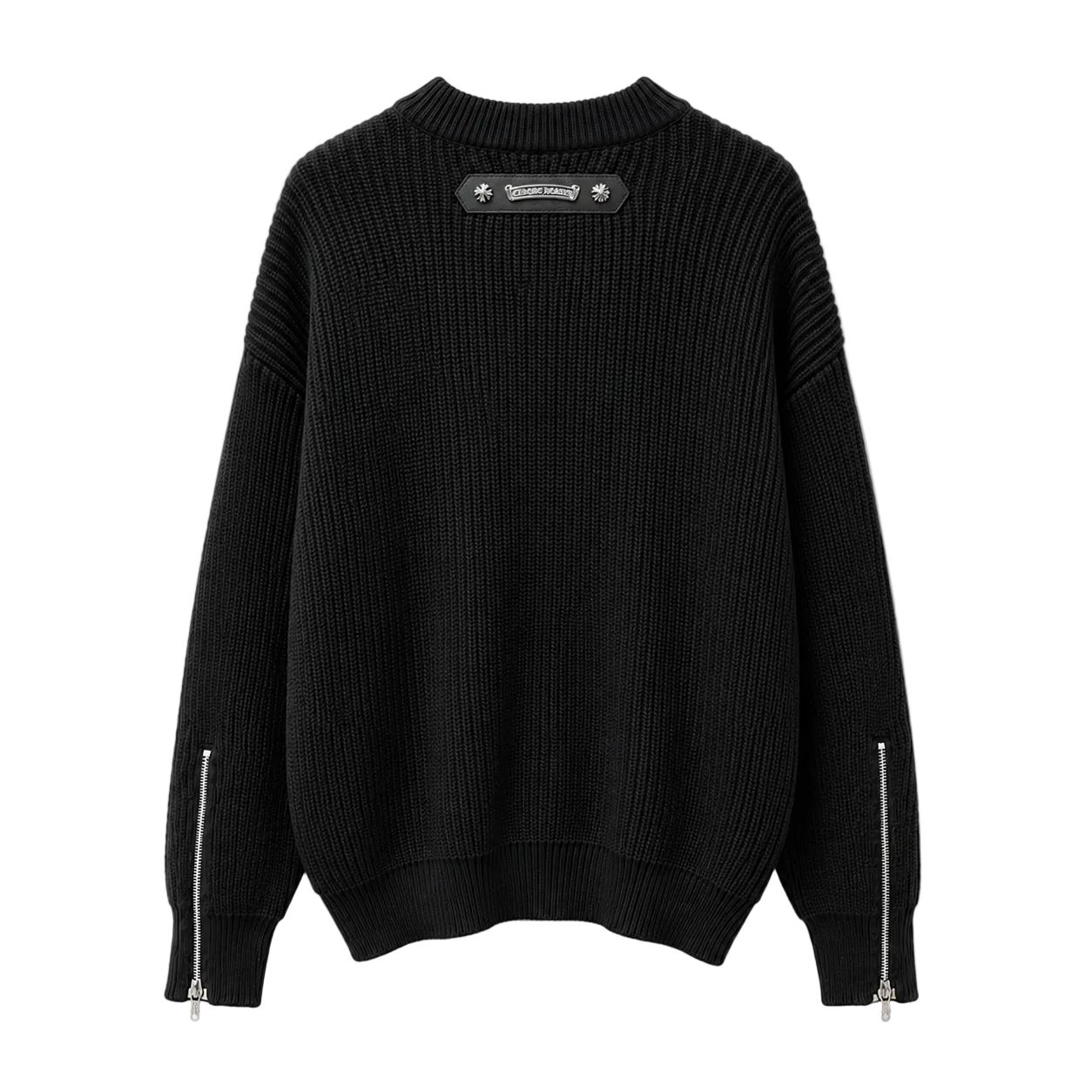 Suéter con Zipper Chrome Hearts “Iron Vein Knit” (Oversize)