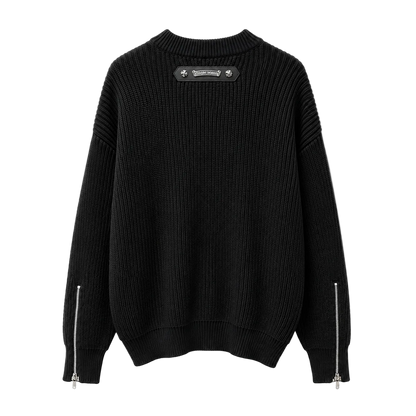 Suéter con Zipper Chrome Hearts “Iron Vein Knit” (Oversize)
