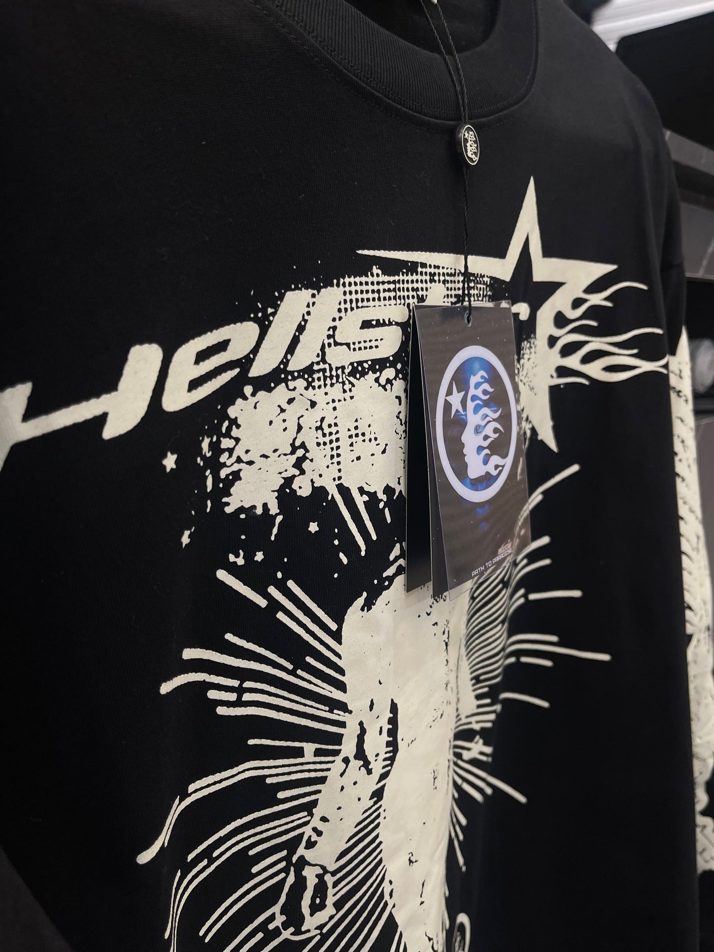 Playera Hellstar Manga Larga ¨Inner Star Black¨