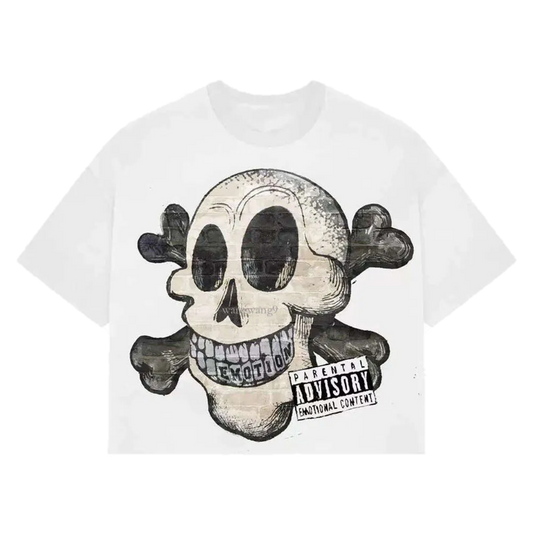 Playera Mixed Emotions ¨Cartoon Cropped Tee¨