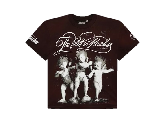 Playera Hellstar - Cherubs Marron
