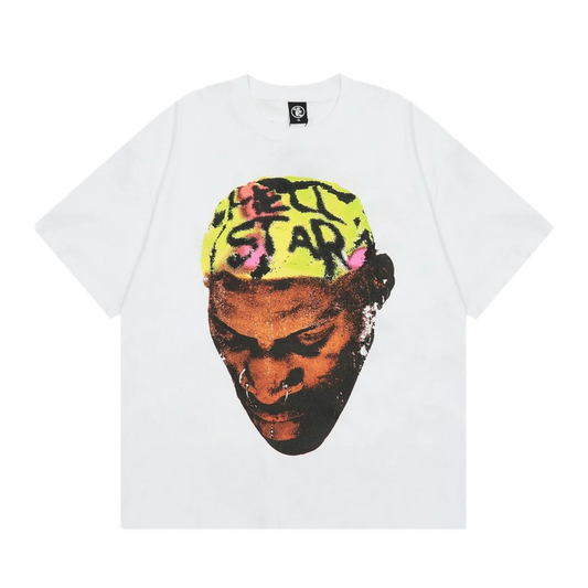 Playera Hellstar ¨Dennis Rodman White¨