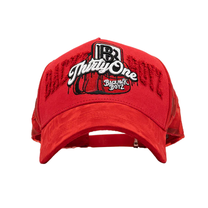 Gorra 31 Hats x Backpackboyz "La Mochila Roja"