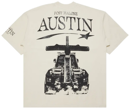 Playera Hellstar x Post Malone Austin 'Cream'